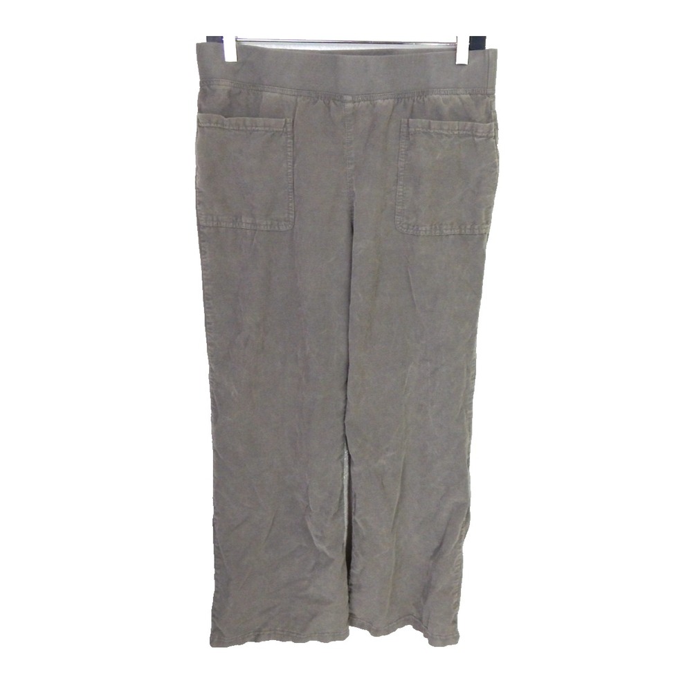 XCVI Pants Jolene Wide Leg Crop Corduroy Pull On Casual Beige